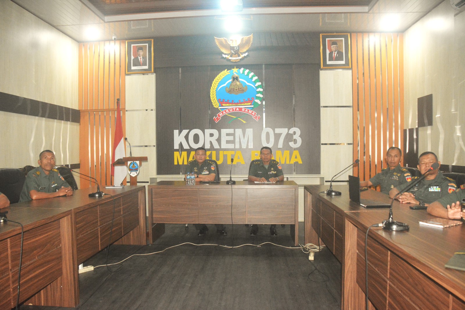 Melaui Video Conference, Seminar Nasional Dalam Rangka HUT ke-78 TNI Tahun 2023